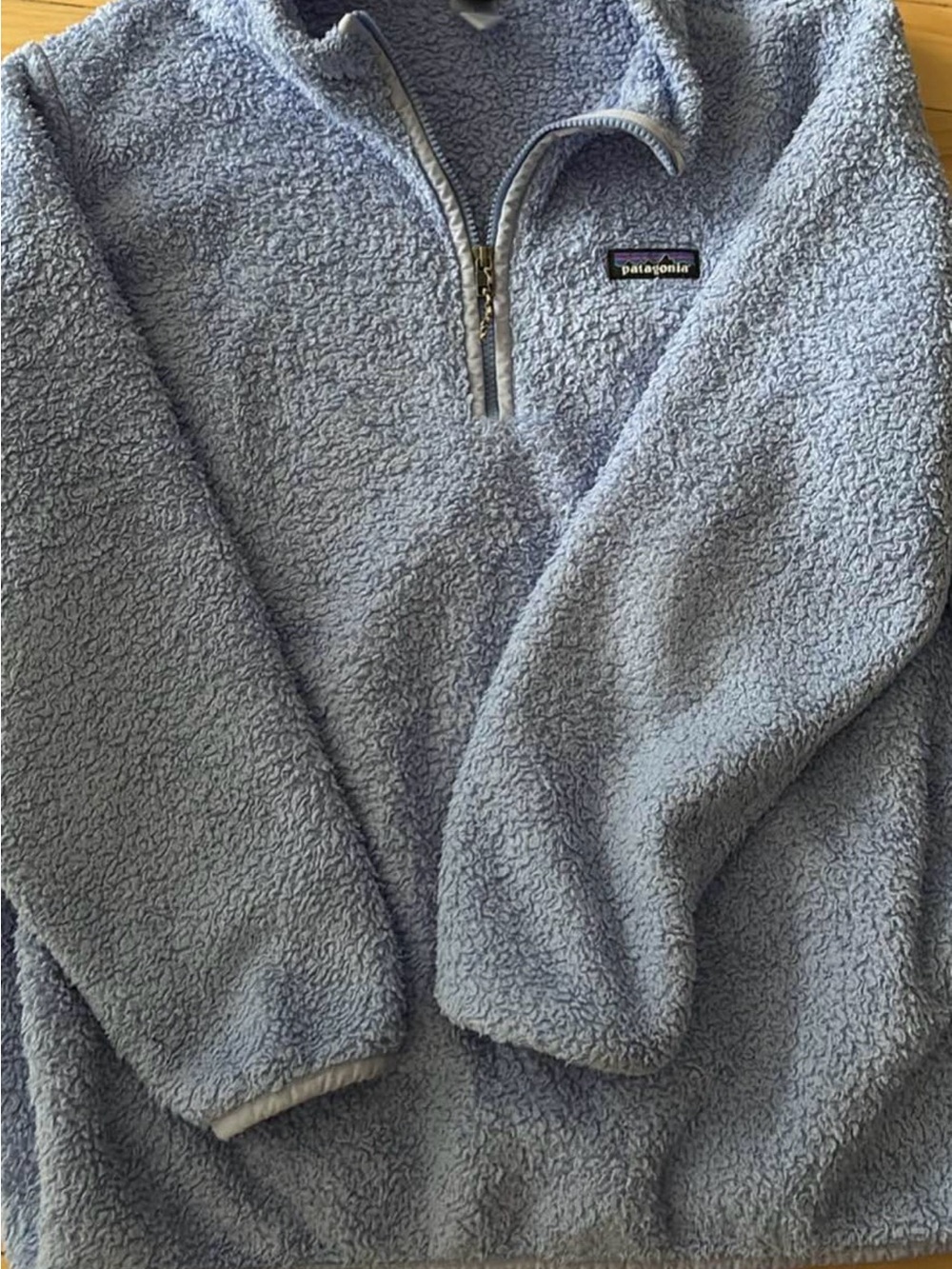 Patagonia Light purple Sherpa Quarter-Zip Pullover